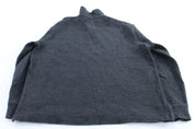 Polo Ralph Lauren Embroidered Logo Dark Grey Quarter Zip Sweater - ThriftedThreads.com