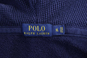 Polo Ralph Lauren Embroidered Logo Full Zip Blue Hoodie - Jacket - Thrifted Threads