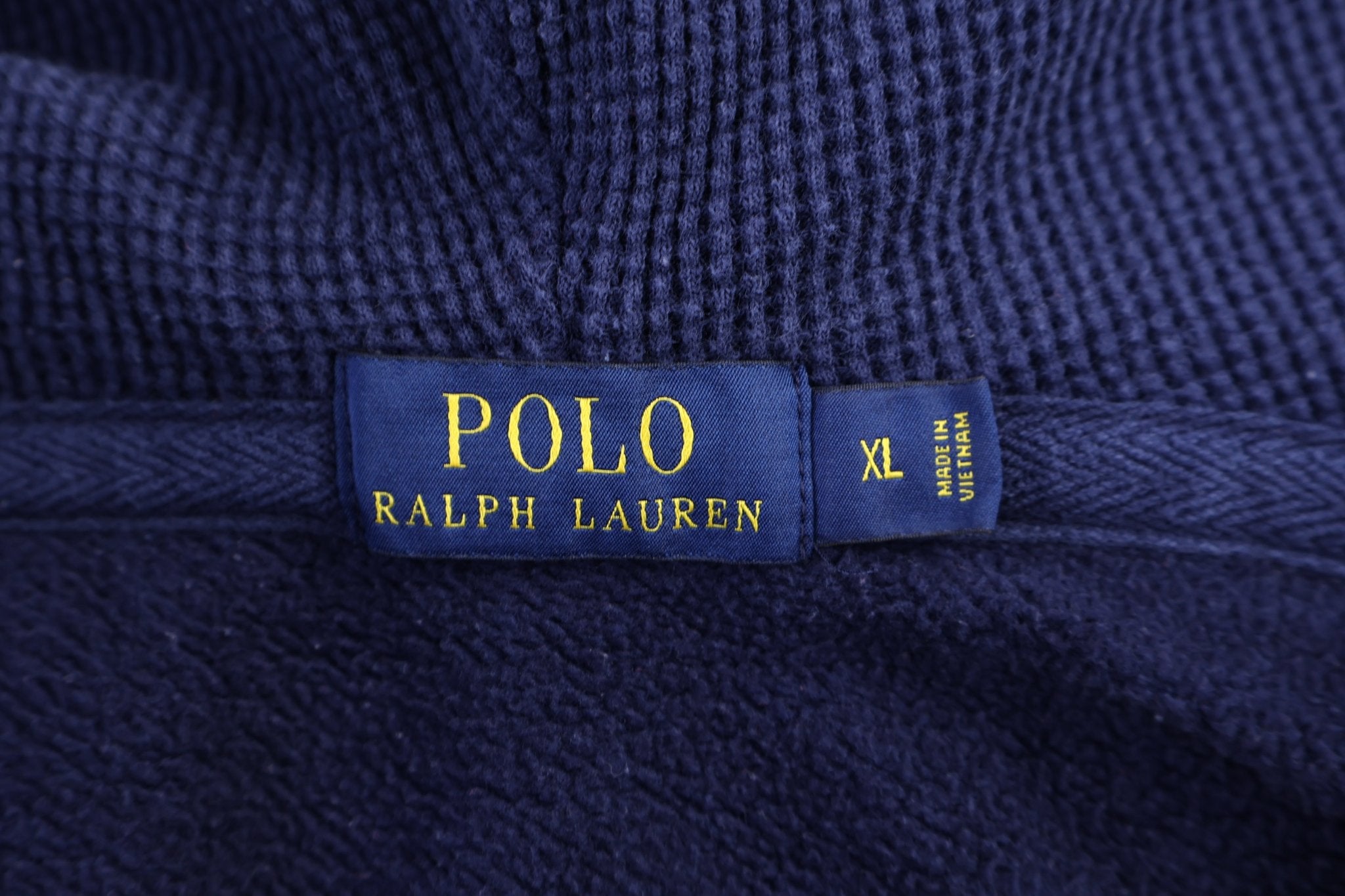 Polo Ralph Lauren Embroidered Logo Full Zip Blue Hoodie - Jacket - Thrifted Threads