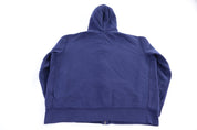 Polo Ralph Lauren Embroidered Logo Full Zip Blue Hoodie - Jacket - Thrifted Threads