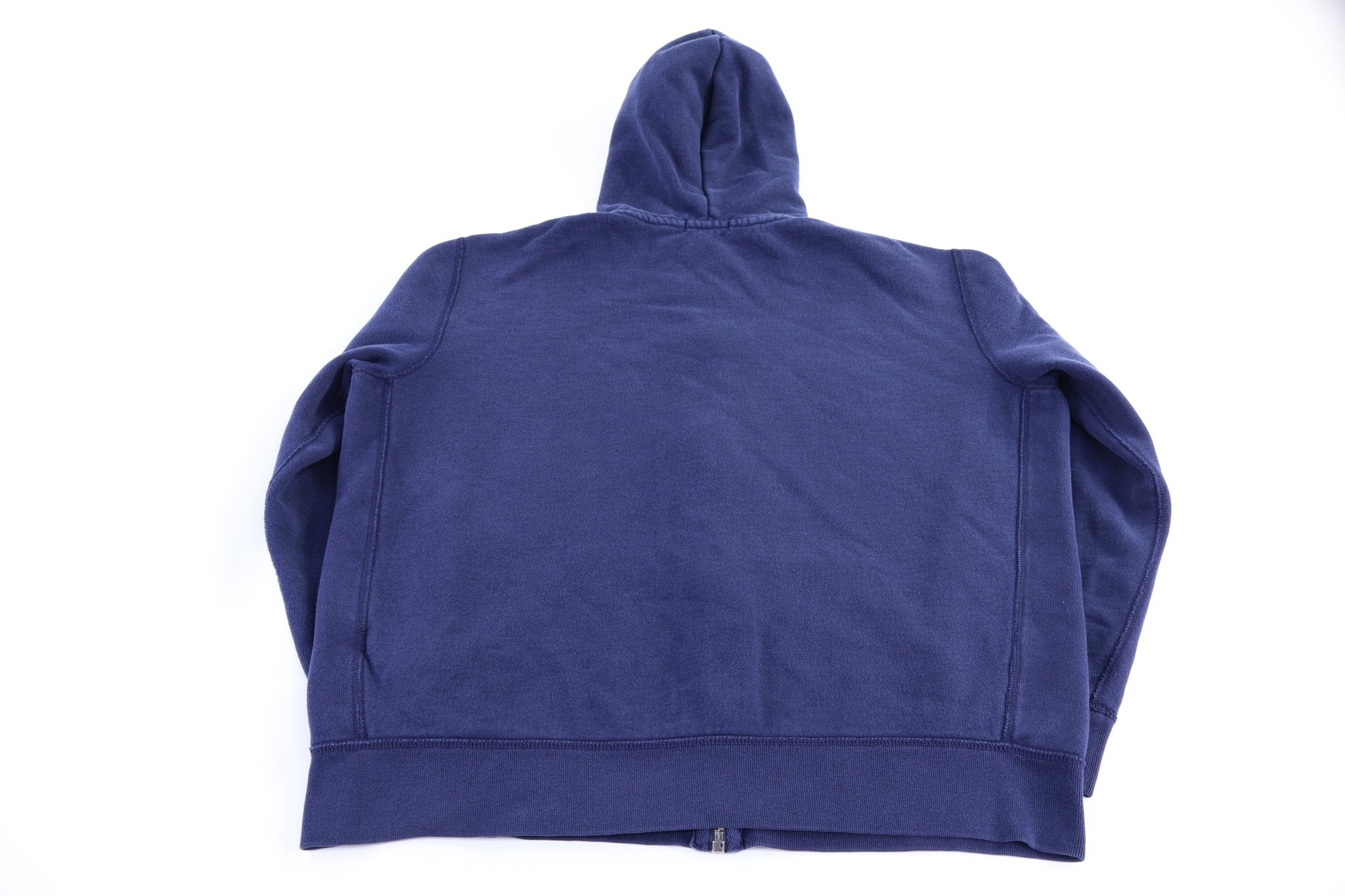 Polo Ralph Lauren Embroidered Logo Full Zip Blue Hoodie - Jacket - Thrifted Threads