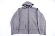 Polo Ralph Lauren Embroidered Logo Full Zip Hoodie - Jacket - Thrifted Threads