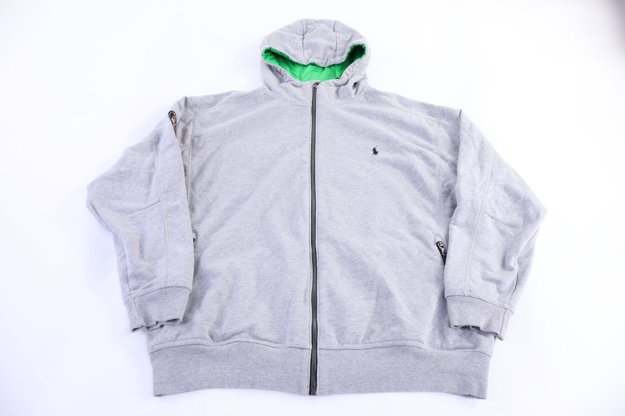 Polo Ralph Lauren Embroidered Logo Full Zip Jacket - Jacket - Thrifted Threads