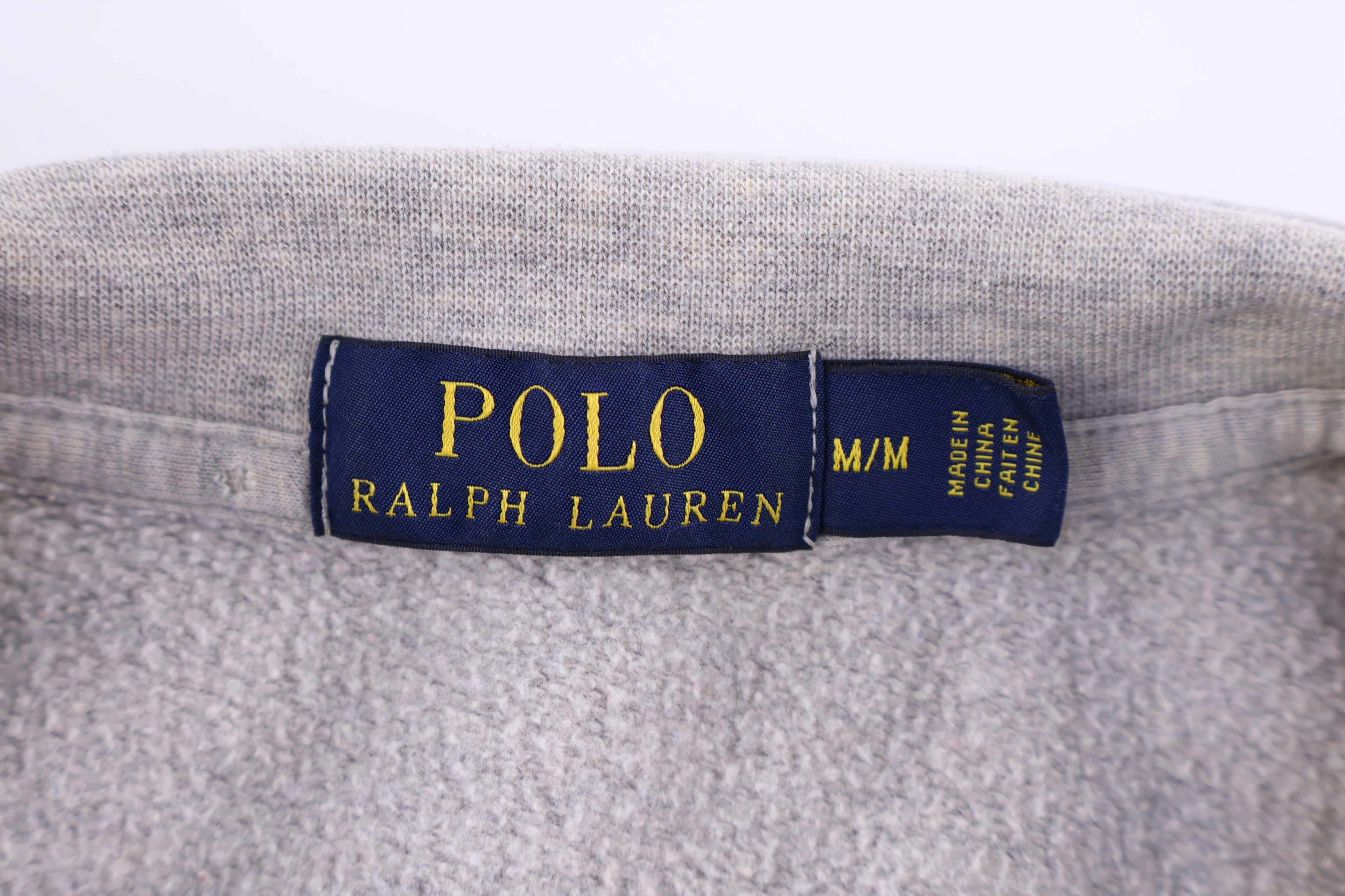 Polo Ralph Lauren Embroidered Logo Full Zip Sweater - Sweater - Thrifted Threads