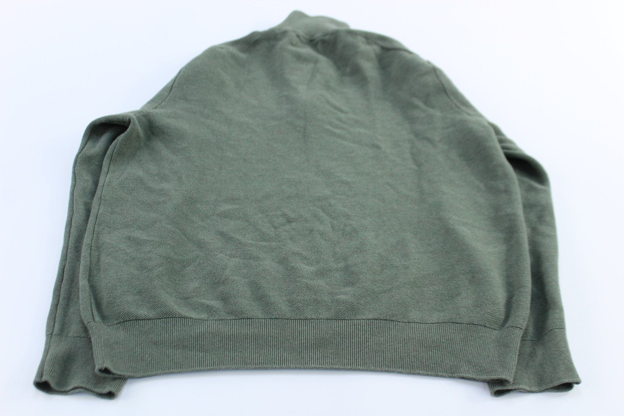 Polo Ralph Lauren Embroidered Logo Green Pullover Sweater - ThriftedThreads.com