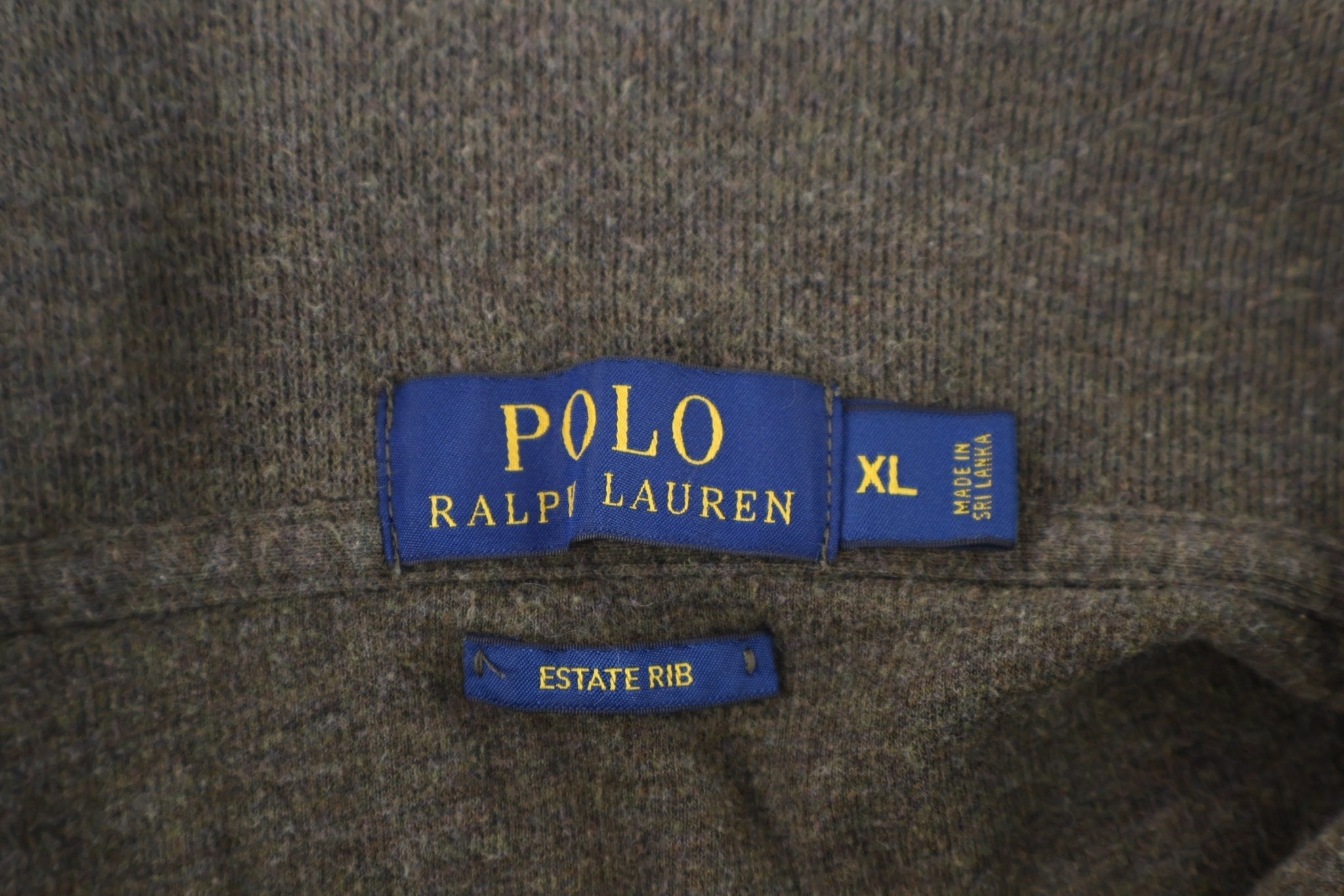 Polo Ralph Lauren Embroidered Logo Green Quarter Zip Pullover - Sweater - Thrifted Threads