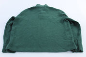 Polo Ralph Lauren Embroidered Logo Green Quarter Zip Sweater - ThriftedThreads.com