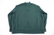 Polo Ralph Lauren Embroidered Logo Green Quarter Zip Sweater - Sweater - Thrifted Threads