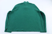 Polo Ralph Lauren Embroidered Logo Green Quarter Zip Sweater - Sweater - Thrifted Threads