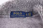 Polo Ralph Lauren Embroidered Logo Grey Full Zip Jacket - Jacket - Thrifted Threads