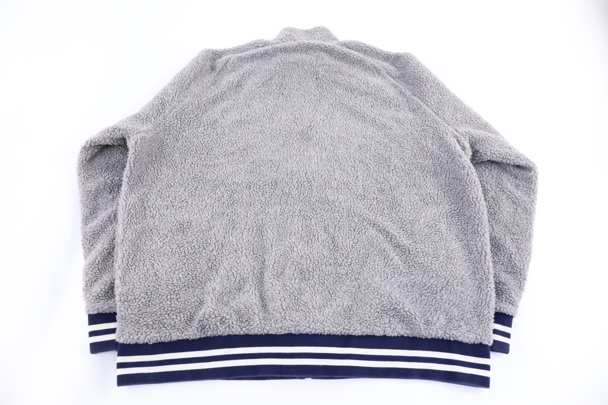 Polo Ralph Lauren Embroidered Logo Grey Full Zip Jacket - Jacket - Thrifted Threads