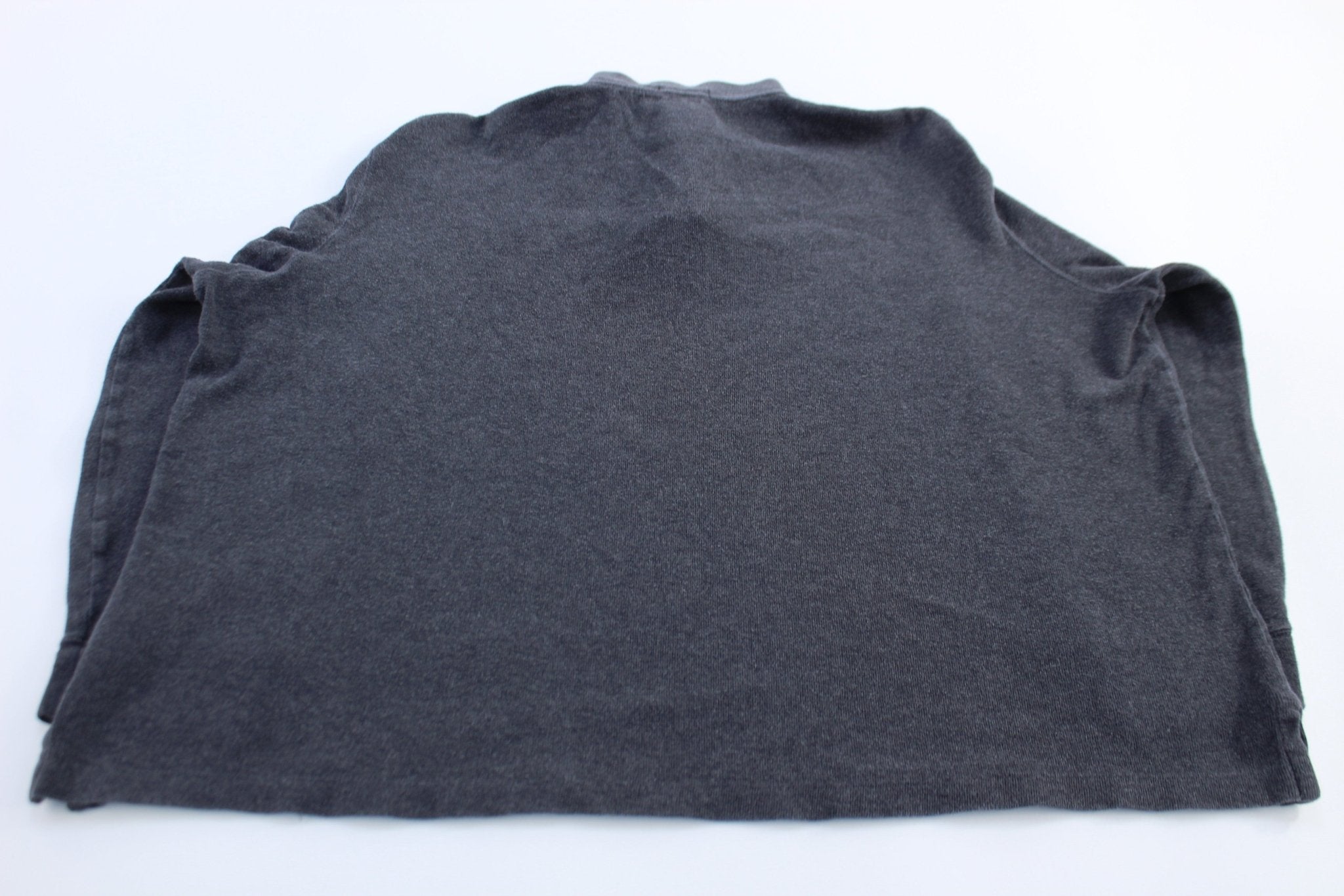 Polo Ralph Lauren Embroidered Logo Grey Quarter Zip Sweater - ThriftedThreads.com