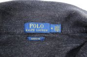 Polo Ralph Lauren Embroidered Logo Grey Quarter Zip Sweater - Sweater - Thrifted Threads