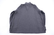 Polo Ralph Lauren Embroidered Logo Grey Quarter Zip Sweater - Sweater - Thrifted Threads