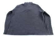 Polo Ralph Lauren Embroidered Logo Grey Quarter Zip Sweater - Sweater - Thrifted Threads