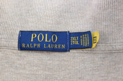 Polo Ralph Lauren Embroidered Logo Grey Quarter Zip Sweater - Sweater - Thrifted Threads