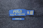 Polo Ralph Lauren Embroidered Logo Grey Quarter Zip Sweater - Sweater - Thrifted Threads