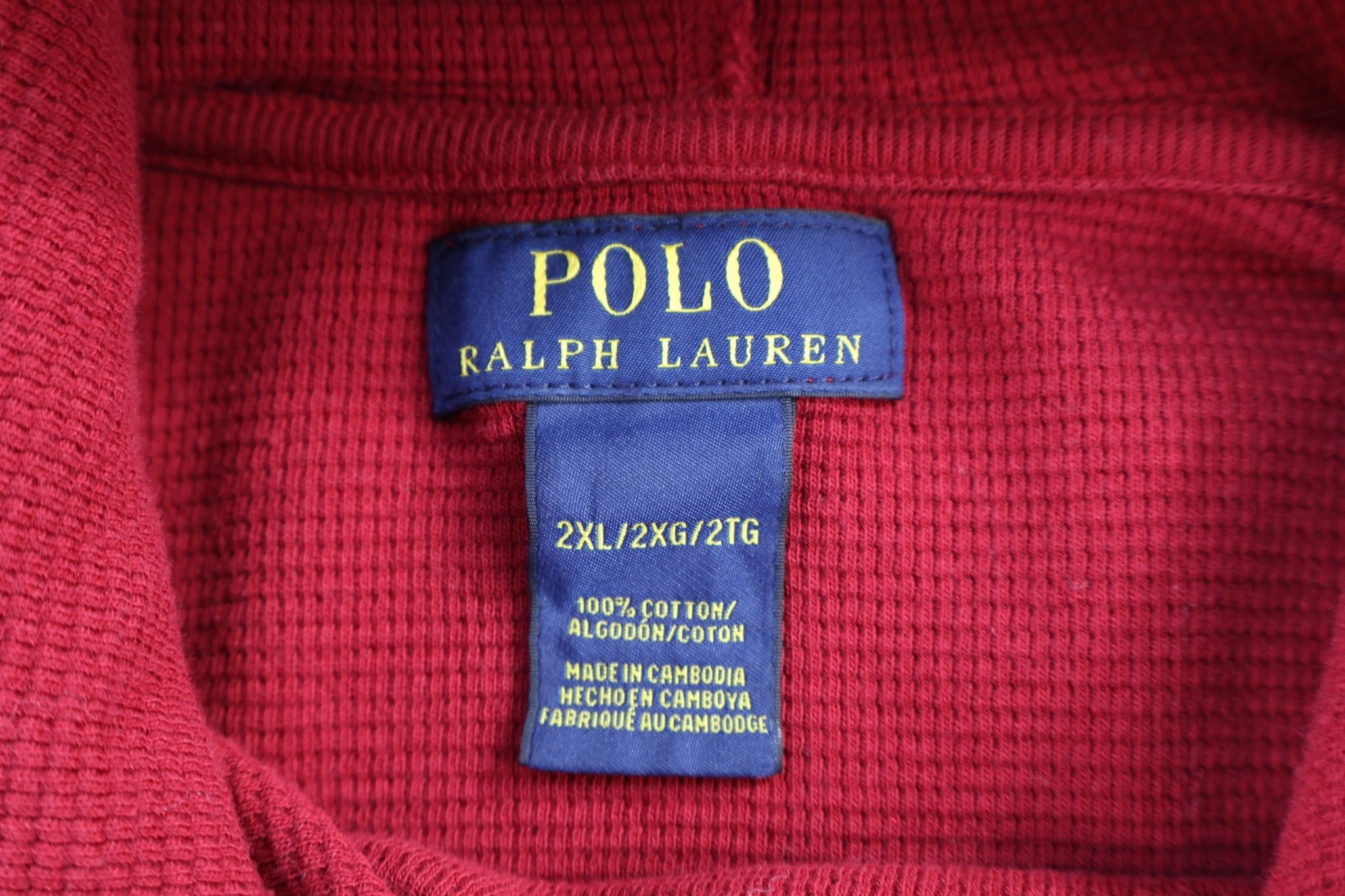 Polo Ralph Lauren Embroidered Logo Maroon Pullover Sweater - Sweater - Thrifted Threads