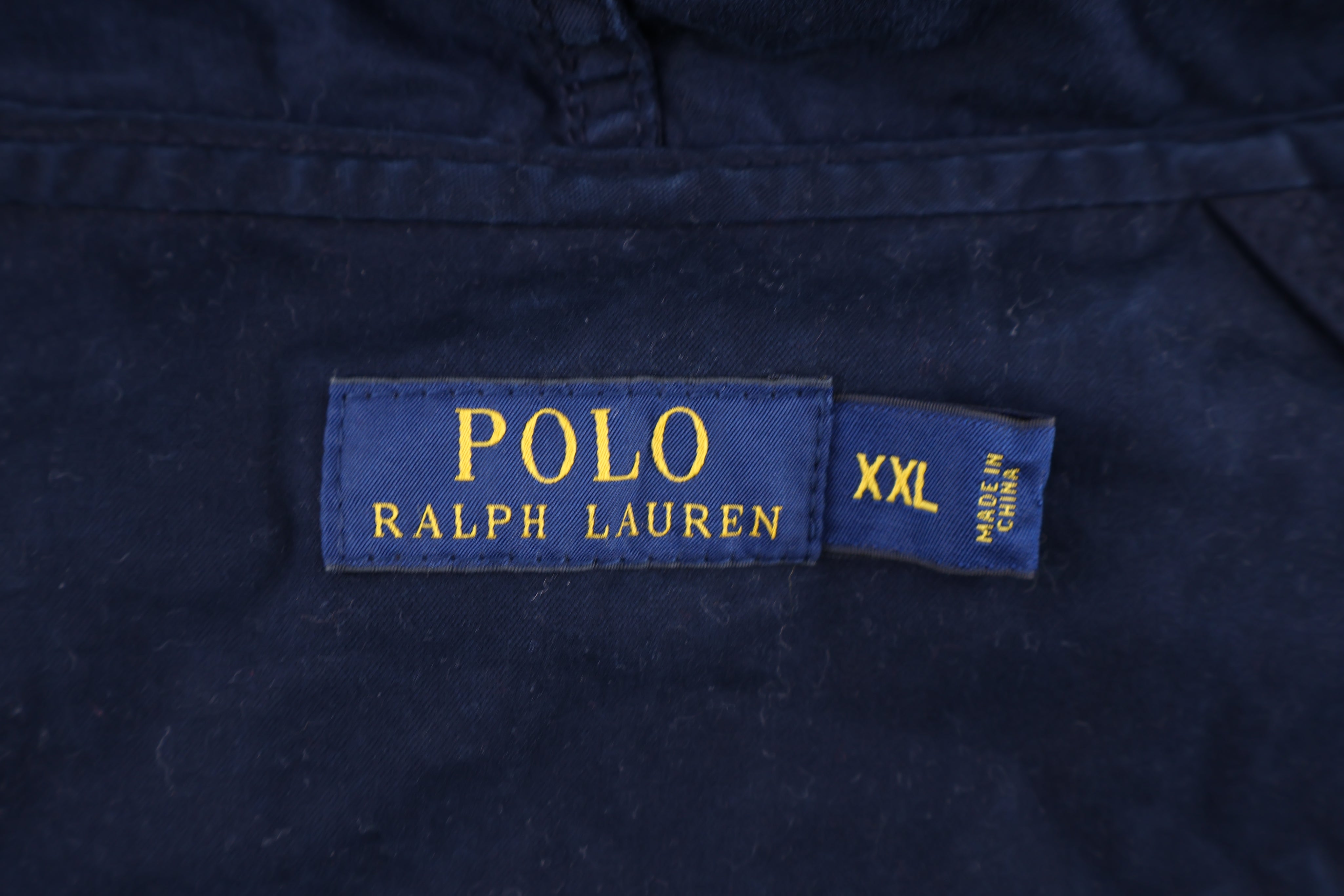 Polo Ralph Lauren Embroidered Logo Navy Blue Full Zip Jacket - Jacket - Thrifted Threads