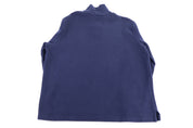 Polo Ralph Lauren Embroidered Logo Navy Quarter Zip Pullover - Sweater - Thrifted Threads