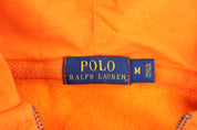 Polo Ralph Lauren Embroidered Logo Orange Full Zip Jacket - Jacket - Thrifted Threads