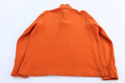 Polo Ralph Lauren Embroidered Logo Orange Quarter Zip Sweater - Sweater - Thrifted Threads