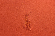 Polo Ralph Lauren Embroidered Logo Orange Turtleneck Sweater - ThriftedThreads.com