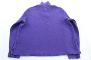 Polo Ralph Lauren Embroidered Logo Purple Pullover Sweater - Sweater - Thrifted Threads