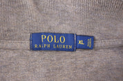 Polo Ralph Lauren Embroidered Logo Quarter Zip Sweater - Sweater - Thrifted Threads