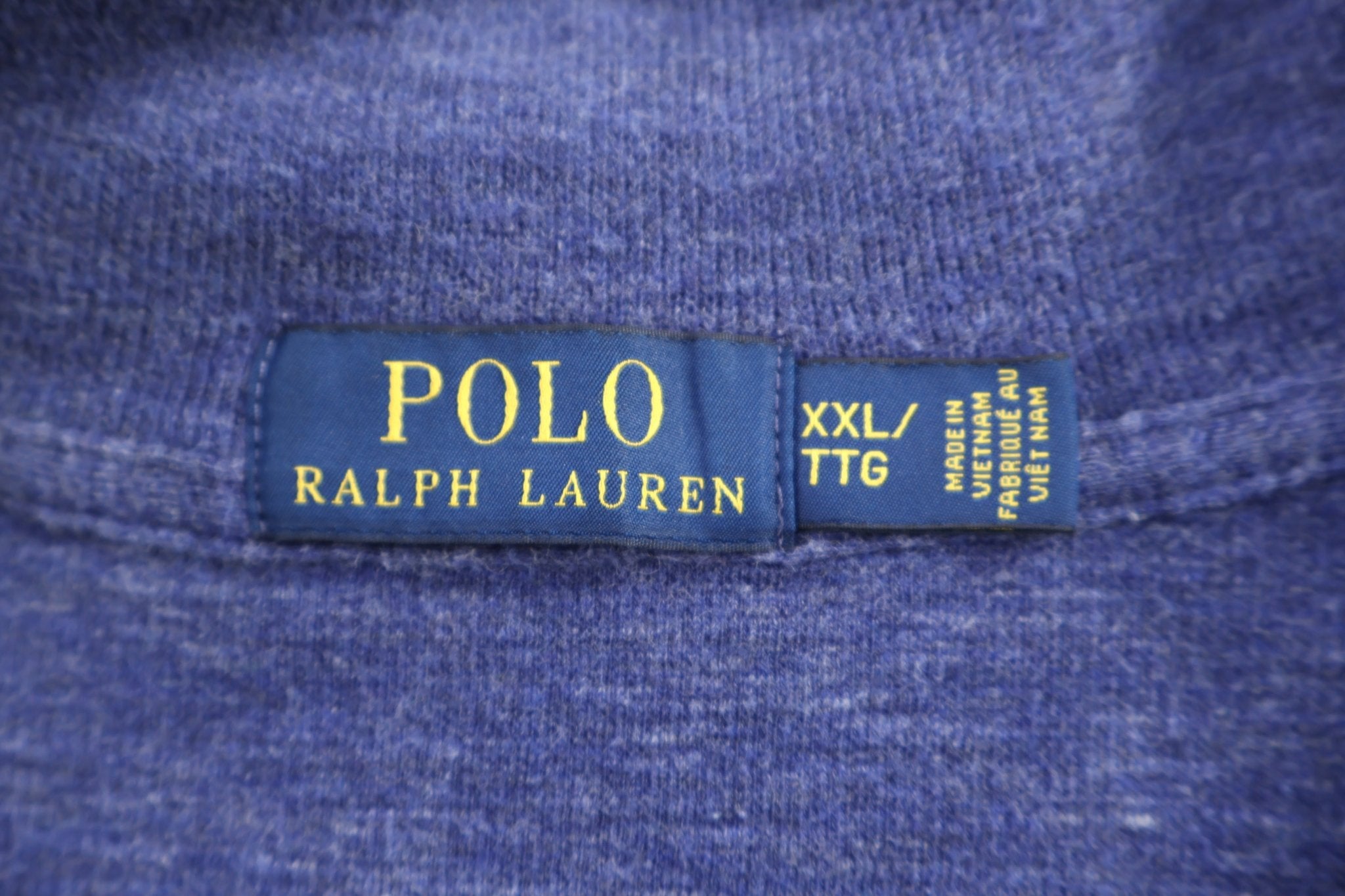 Polo Ralph Lauren Embroidered Logo Quarter Zip Sweater - Sweater - Thrifted Threads
