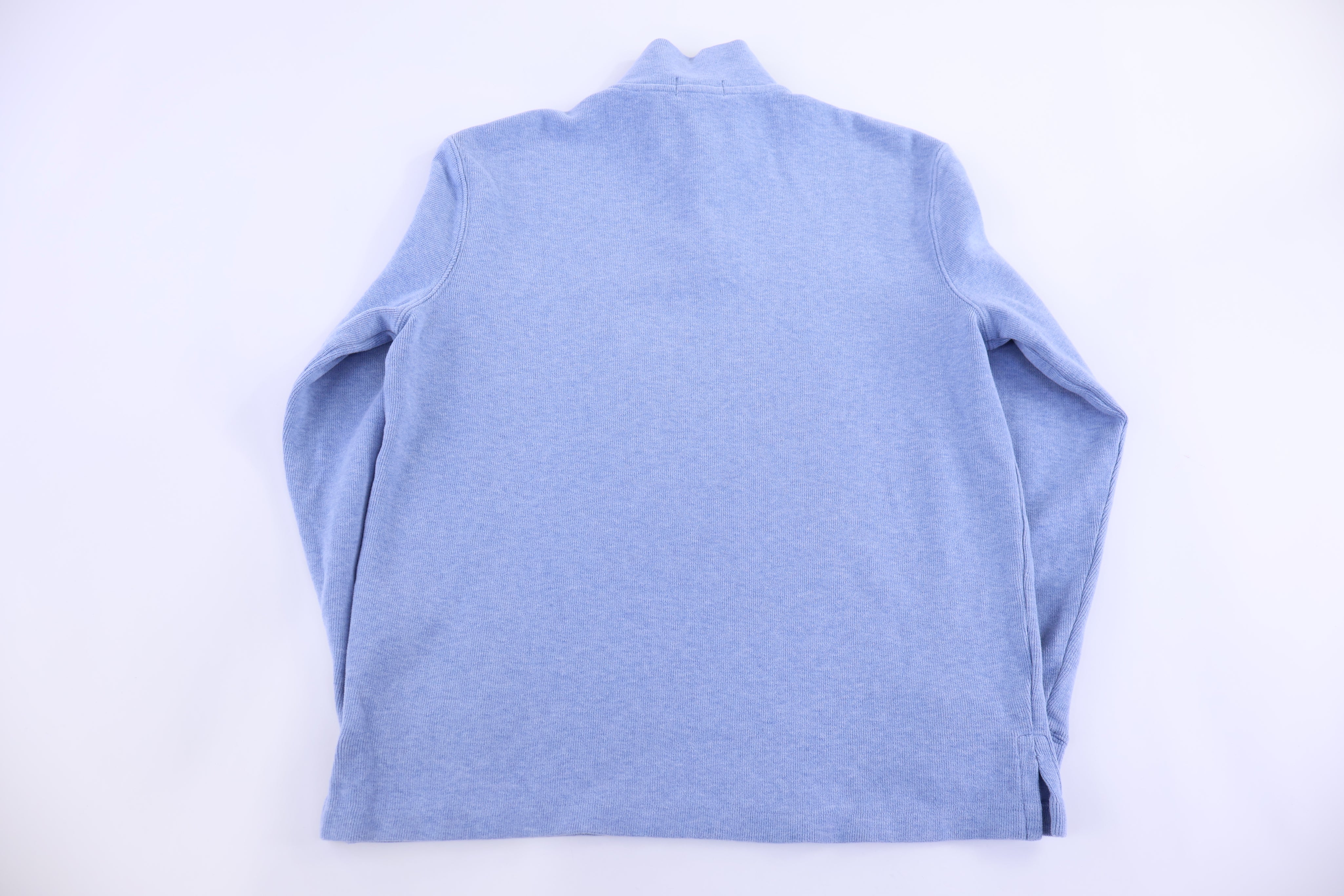 Polo Ralph Lauren Embroidered Logo Quarter Zip Sweater - Sweater - Thrifted Threads