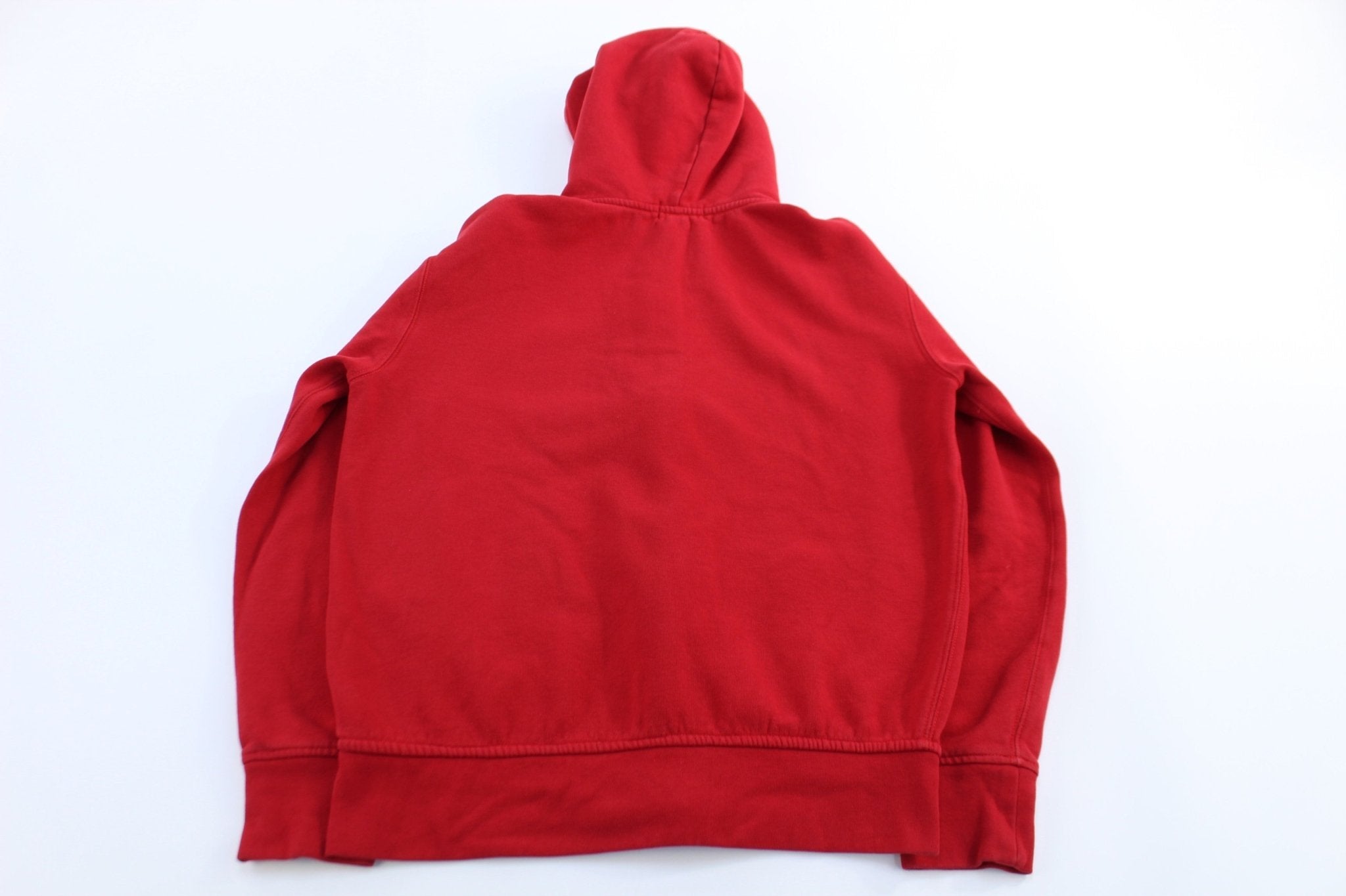 Polo Ralph Lauren Embroidered Logo Red Full Zip Hooded Jacket - jacket - Thrifted Threads