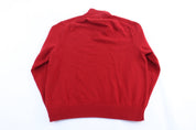 Polo Ralph Lauren Embroidered Logo Red Pullover Sweater - Sweater - Thrifted Threads