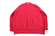 Polo Ralph Lauren Embroidered Logo Red Quarter Zip Sweater - Sweater - Thrifted Threads