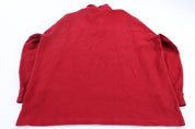 Polo Ralph Lauren Embroidered Logo Red Quarter Zip Sweater - Sweater - Thrifted Threads