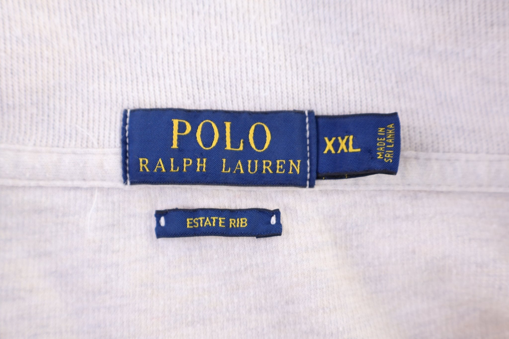 Polo Ralph Lauren Embroidered Logo Tan Quarter Zip Sweater - Sweater - Thrifted Threads