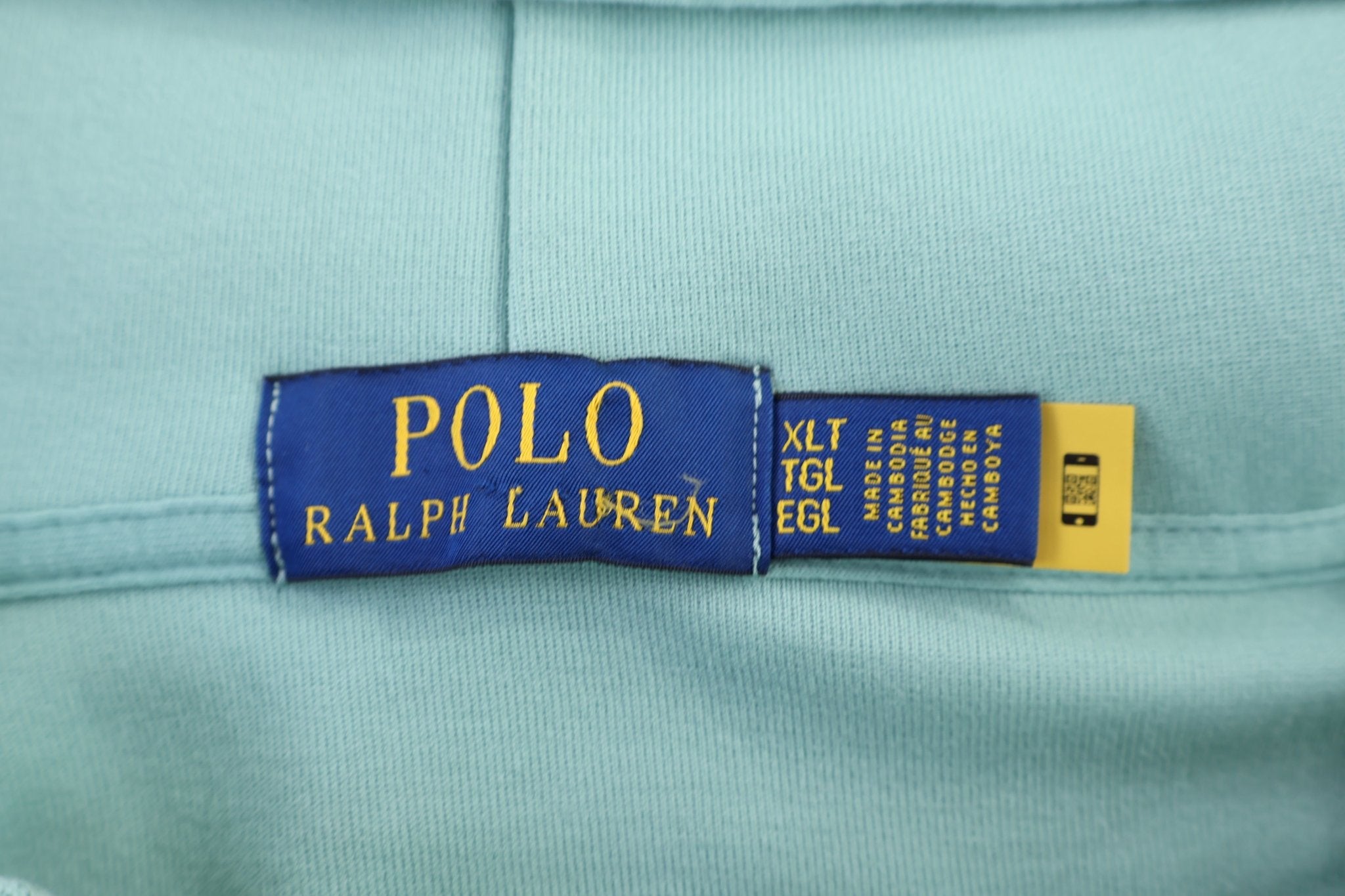 Polo Ralph Lauren Embroidered Logo Teal Full Zip Hoodie - Jacket - Thrifted Threads
