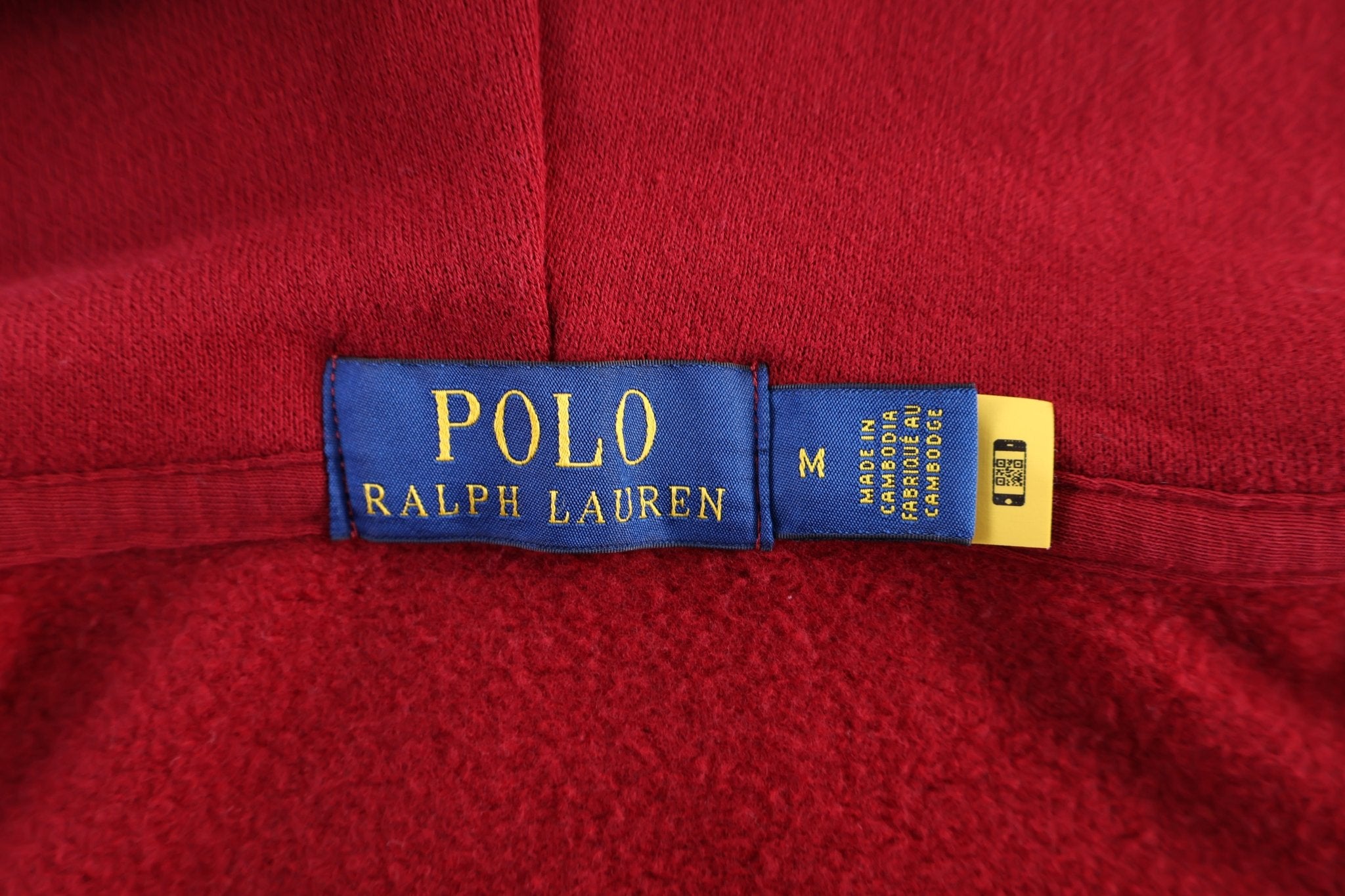 Polo Ralph Lauren Full Zip Red Hoodie - Jacket - Thrifted Threads