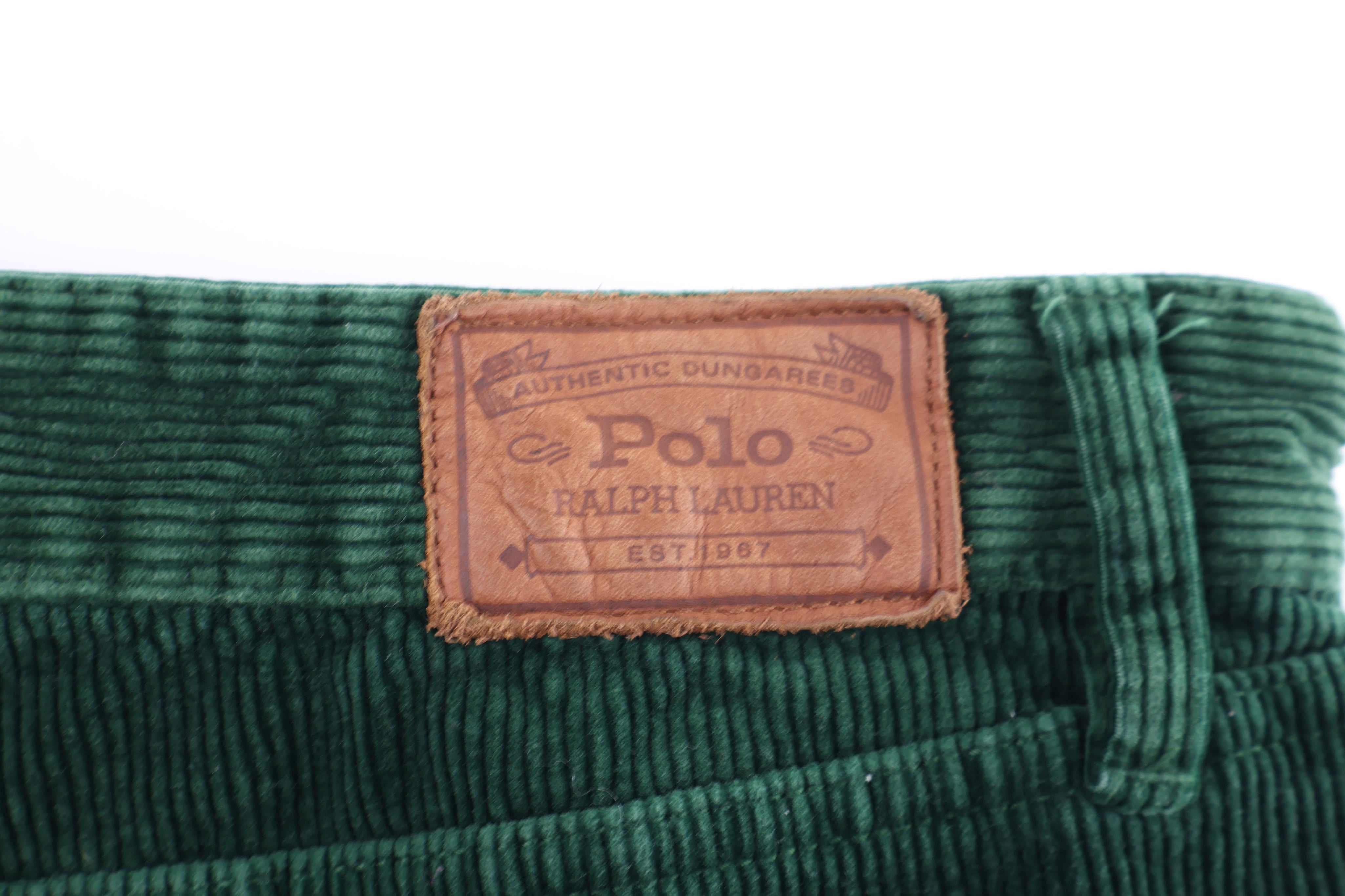 Polo Ralph Lauren Green Corduroy Pants - Pants - Thrifted Threads