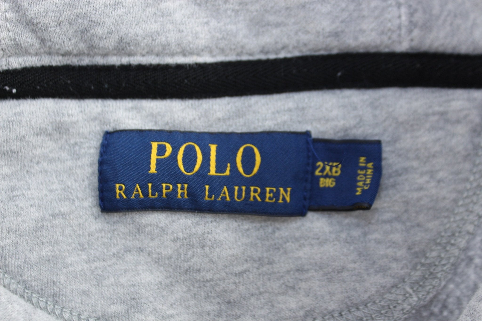 Polo Ralph Lauren Grey Shawl Collar Sweater - Sweater - Thrifted Threads