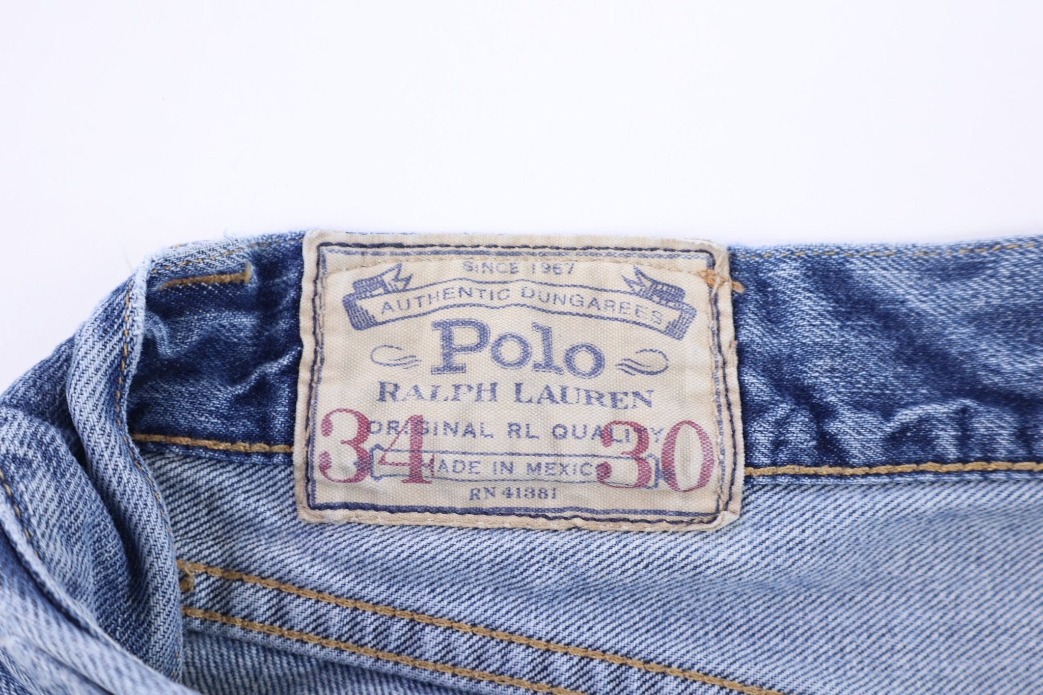 Polo Ralph Lauren Light Wash Denim Jeans - pant - Thrifted Threads