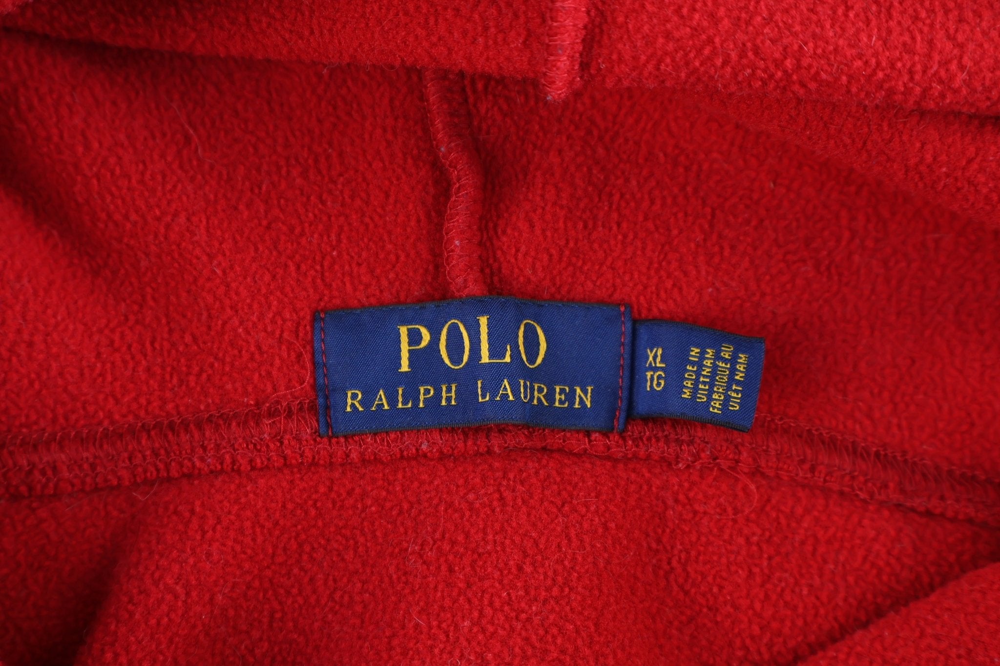 Polo Ralph Lauren Red Pullover Hoodie - Sweatshirt - Thrifted Threads