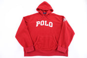 Polo Ralph Lauren Red Pullover Hoodie - Sweatshirt - Thrifted Threads