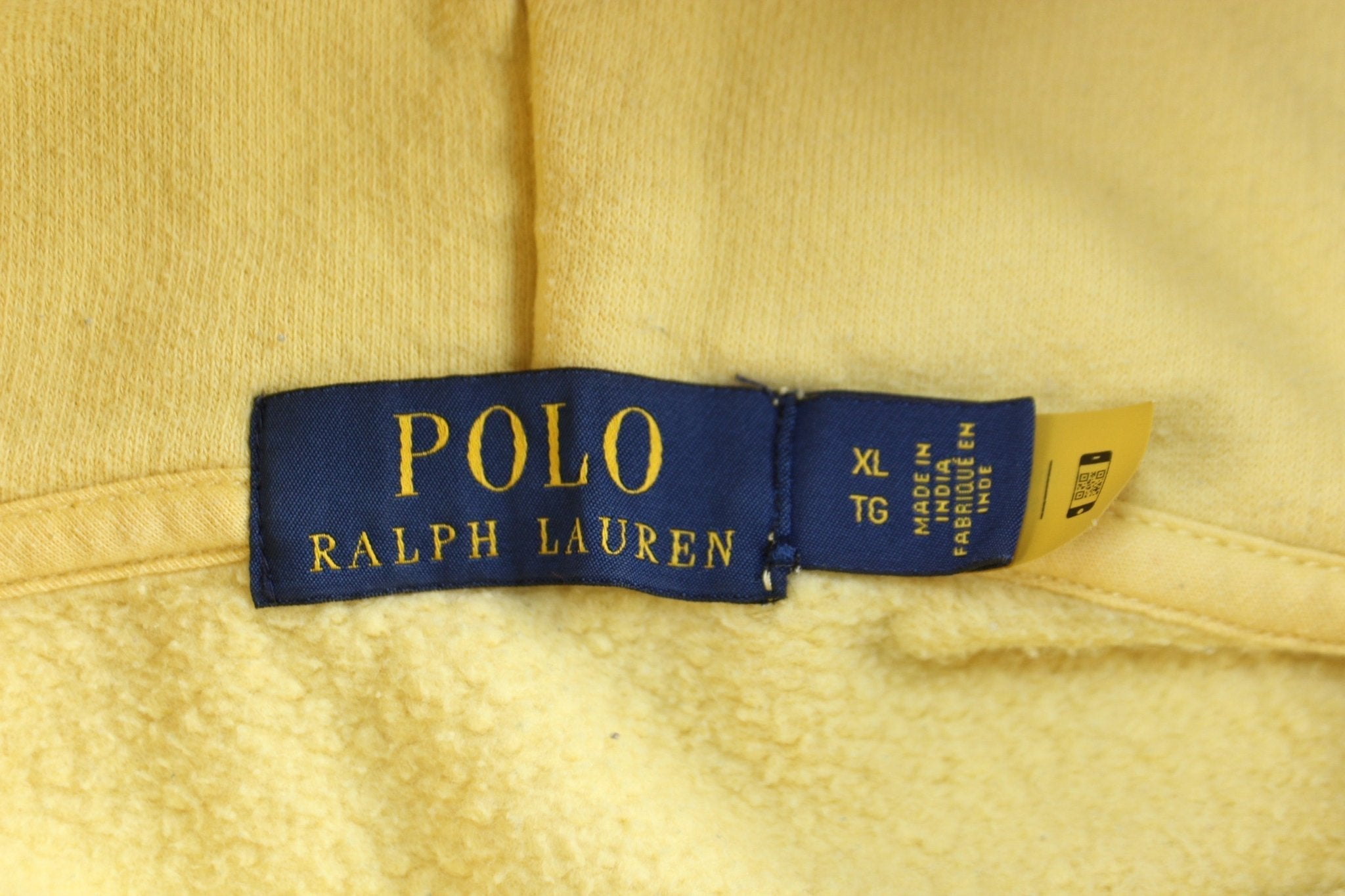 Polo Ralph Lauren Yellow Pullover Hoodie - Sweatshirt - Thrifted Threads