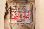 Pony Horsehide by Lakeland Bomber Jacket - Jacket - Thrifted Threads