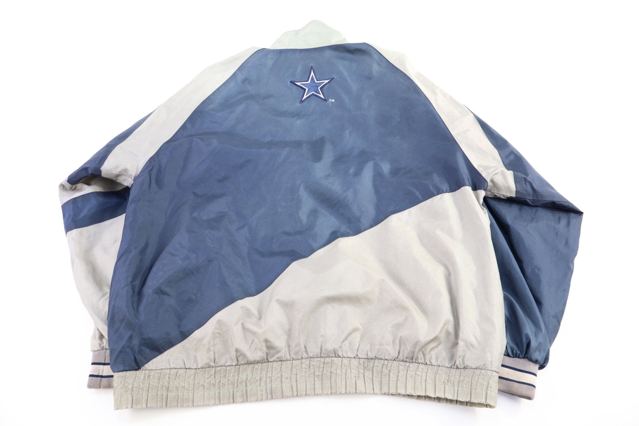 Pro Player Dallas Cowboys Football Full Zip Windbreaker - Jackets - Thrifted Threads