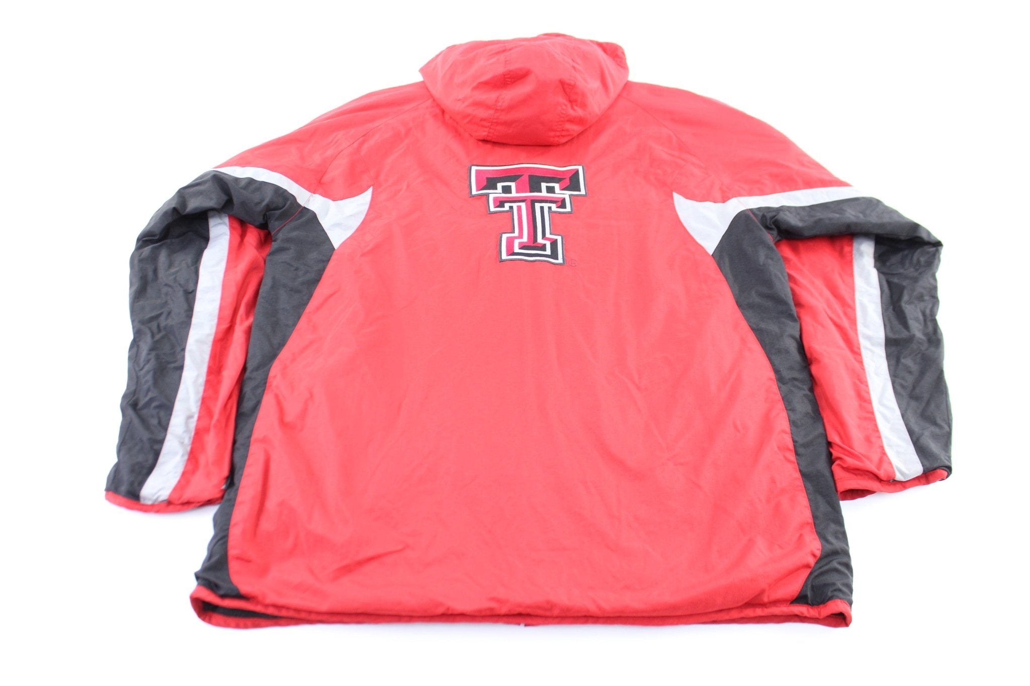 Pro Player Embroidered Texas Tech Reversible Zip Up Jacket - ThriftedThreads.com