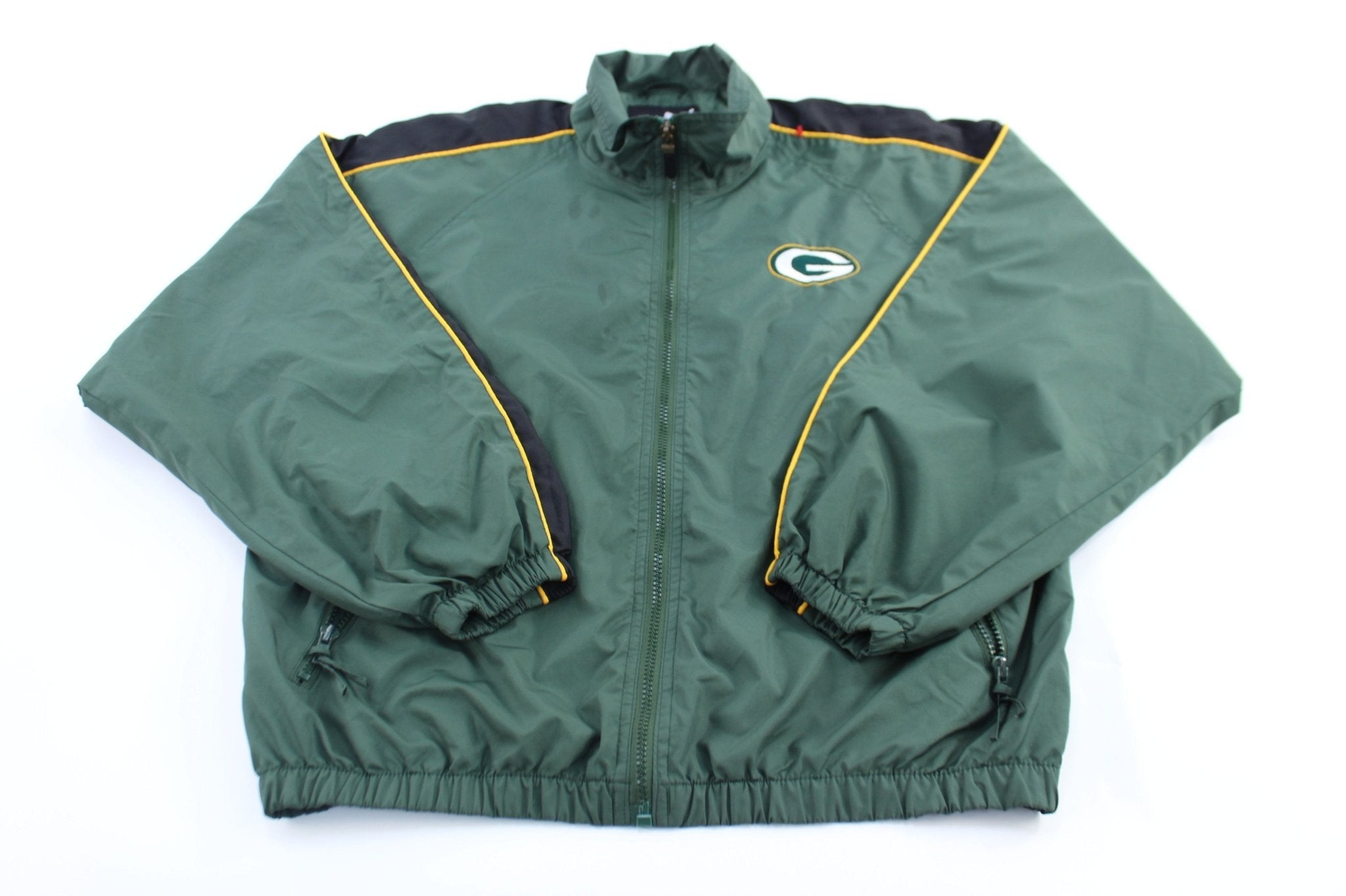 Puma Embroidered Logo Green Bay Packers Zip Up Jacket - Jacket - Thrifted Threads