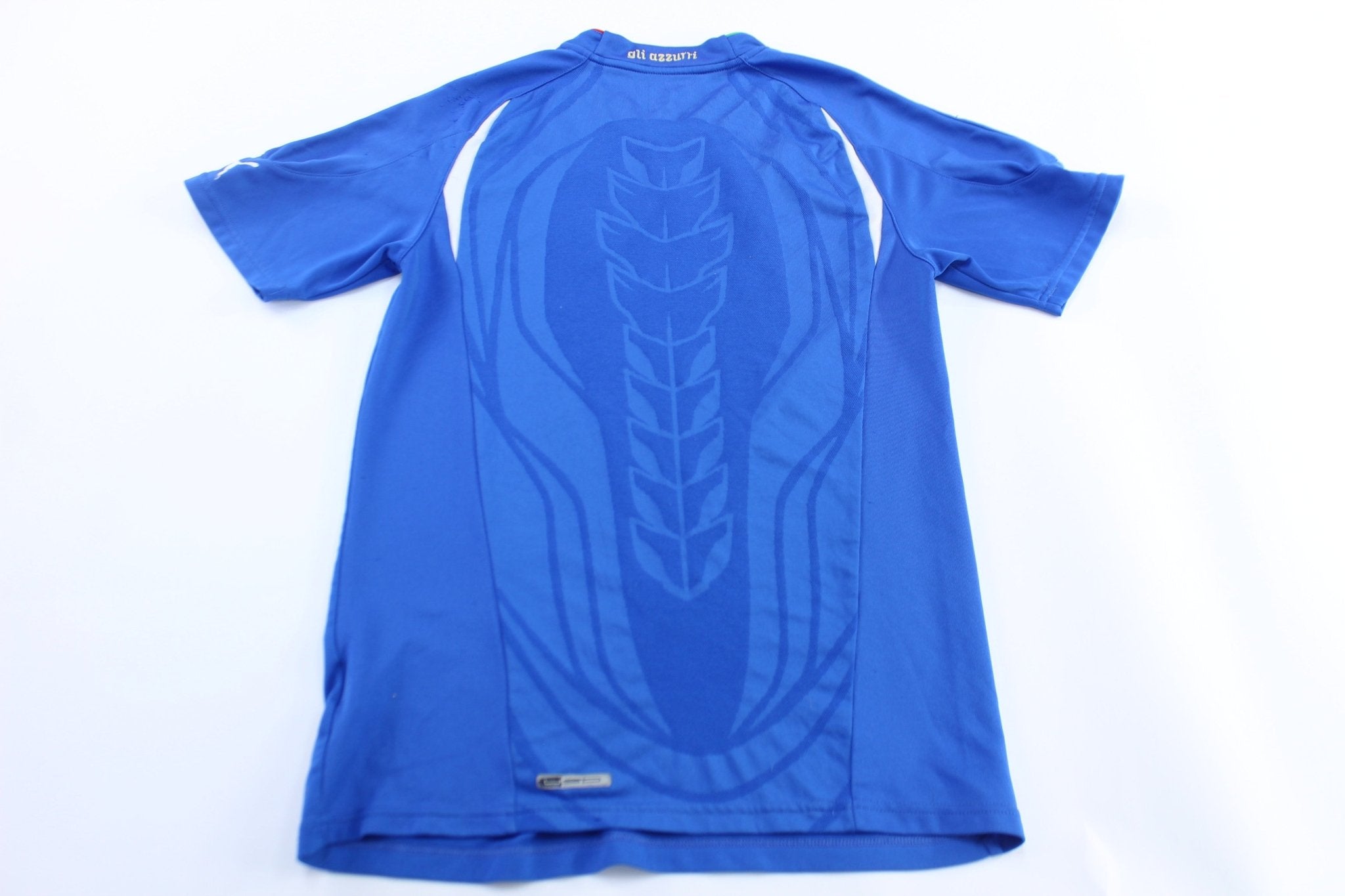 Puma Embroidered Logo Italia Soccer Jersey - ThriftedThreads.com