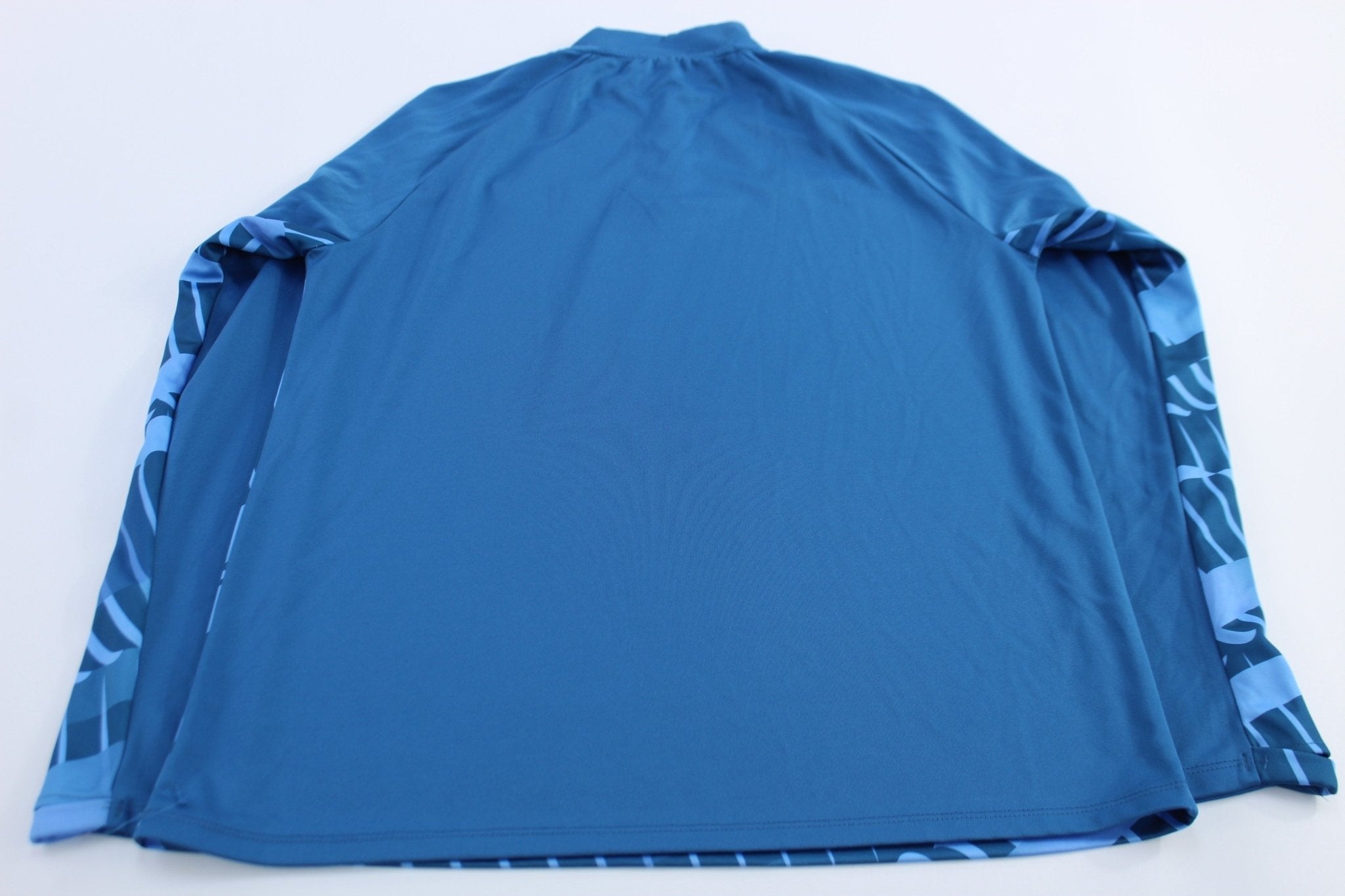 Puma Embroidered Logo Manchester City Soccer Quarter Zip Pullover - Jackets - Thrifted Threads